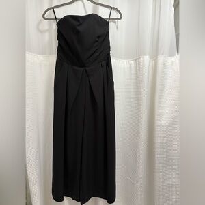 Sans Souci Black Strapless Jumpsuit. Size small.